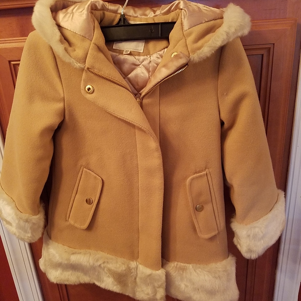 Copper Key Coat Girls Tan size 4/5